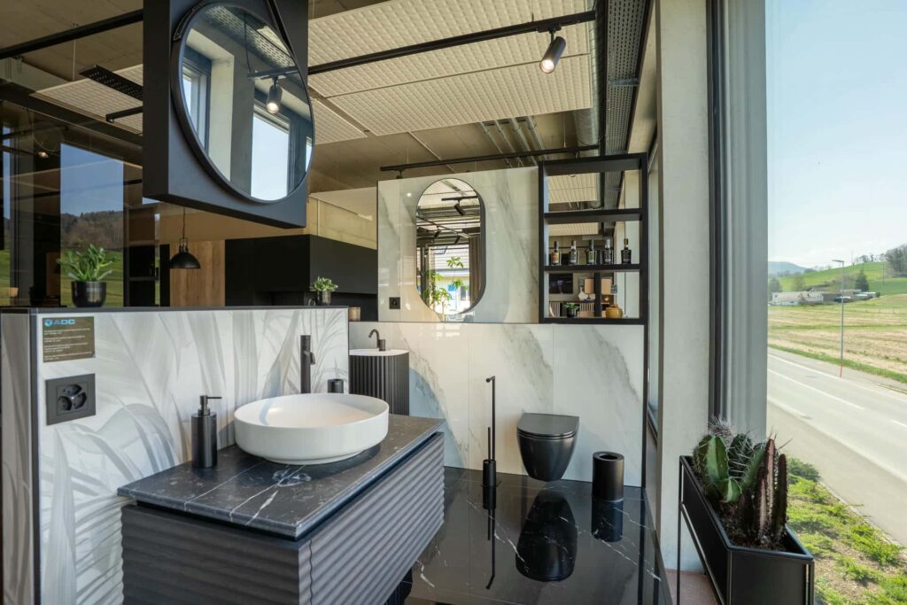 Courtételle le 9 avril 2025. Showroom ADC. Photo Jonas Lüthi